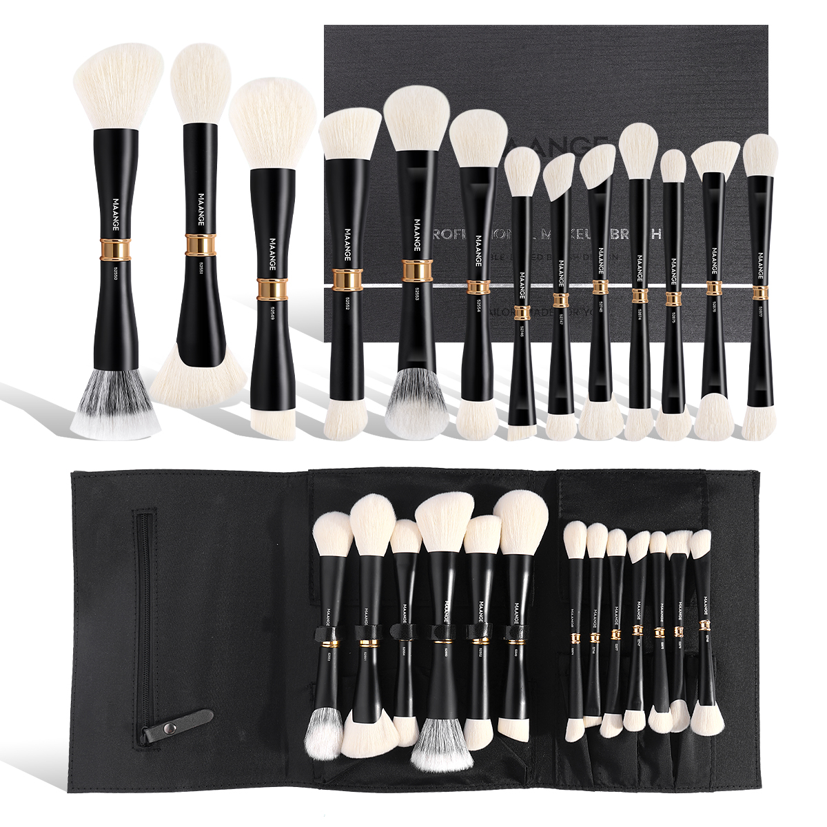 Beauty Makeup Gift Sets - MAANGE 13pcs High-end Double Head Makeup
