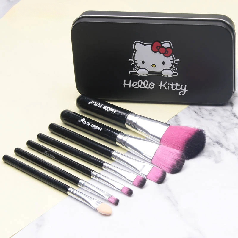 Beauty Makeup Gift Sets - Kawaii Hello Kitty Makeup Brush Set