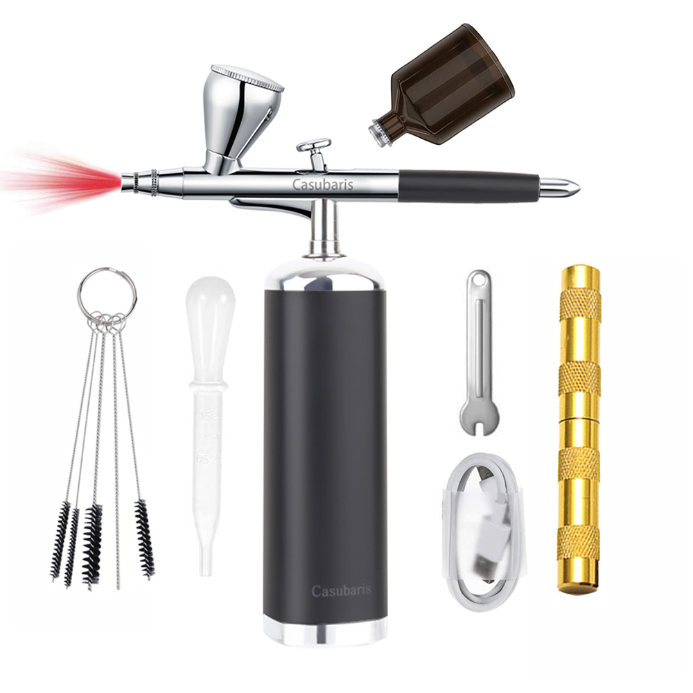 Beauty Makeup Gift Sets - RIBO 30PSI Mini Airbrush With Air