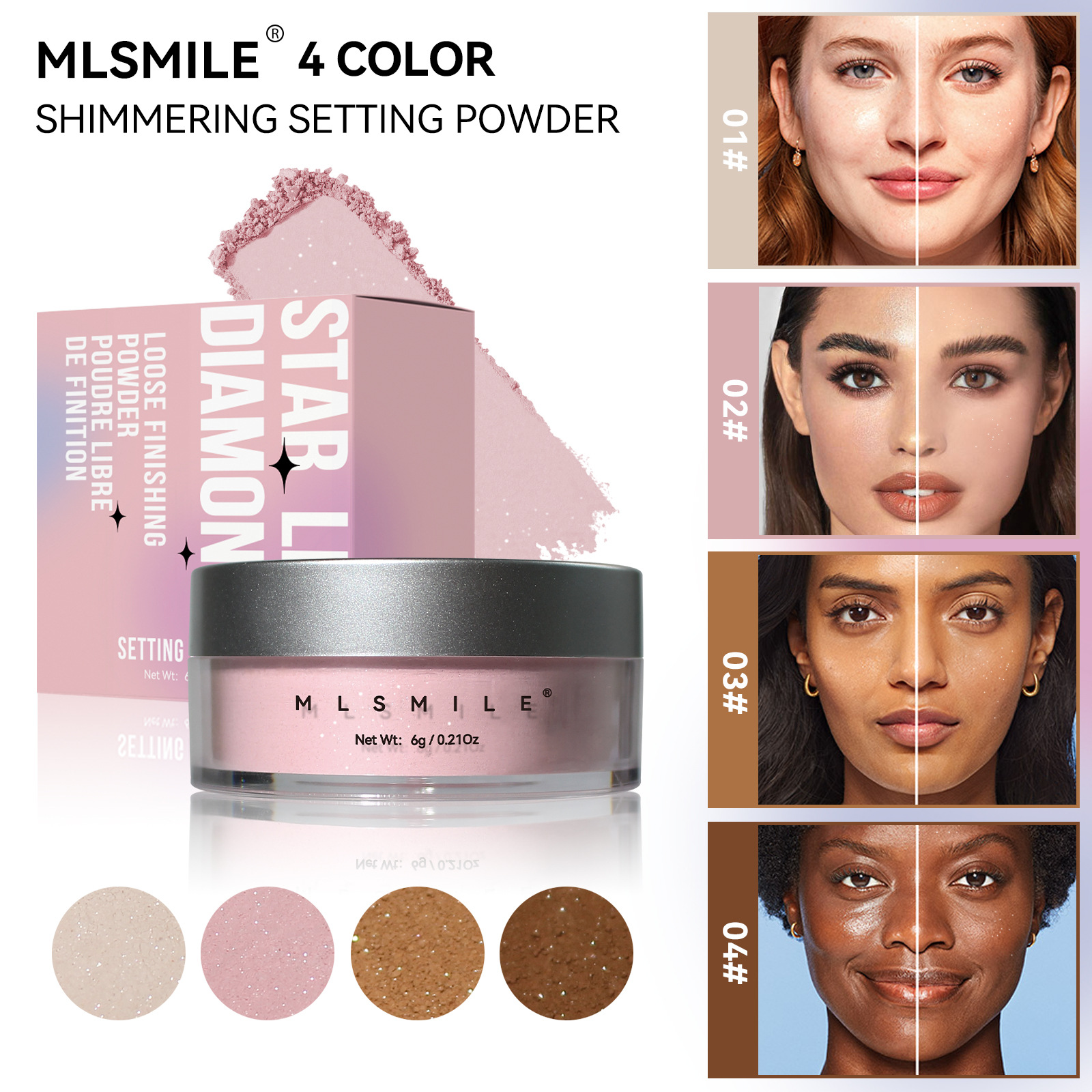 Sweatproof Shimmer Setting Pow - огляд і ціна Beauty Makeup Stores