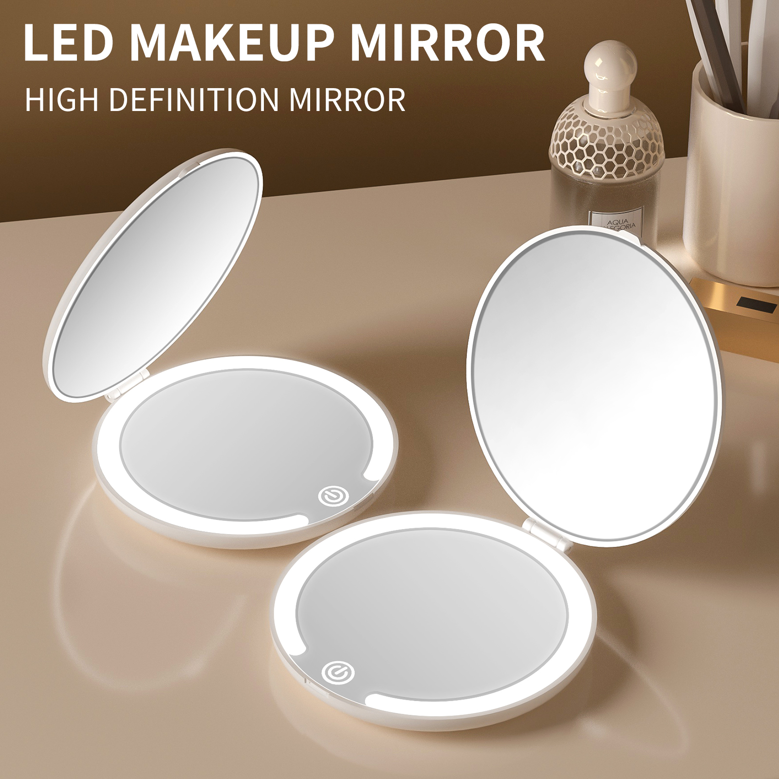 LED Lighted Travel Makeup Mirr - огляд і ціна Beauty Makeup Light