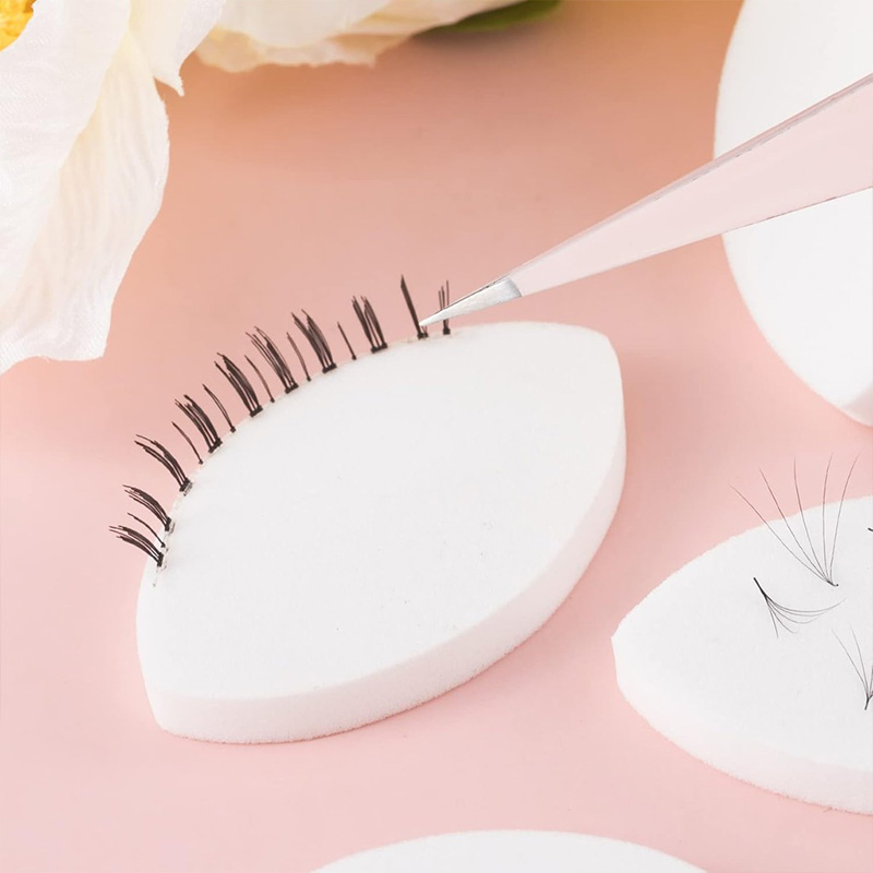 50/10pcs Soft Reusable Eyelash - огляд і ціна Beauty Makeup Training