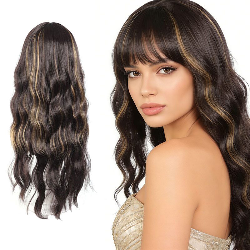 Long Wavy Wig with Bangs, Made - огляд і ціна Beauty Works Makeup