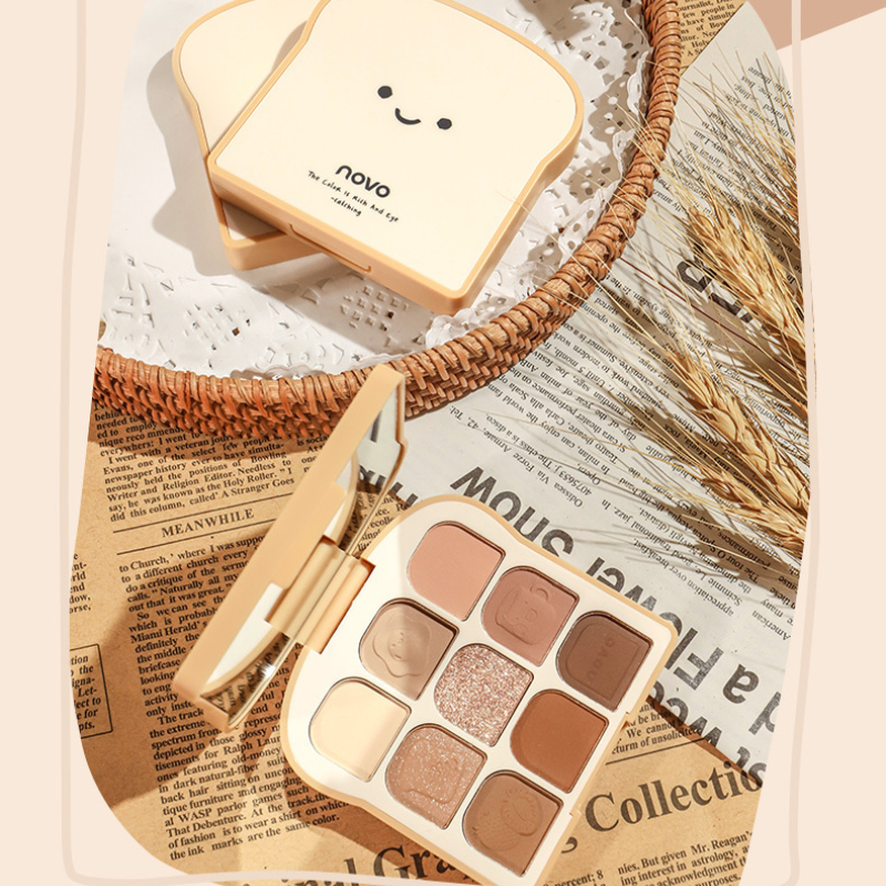 NOVO Toast 9 Colors Matte Eyes - огляд і ціна Beauty Makeup Novo