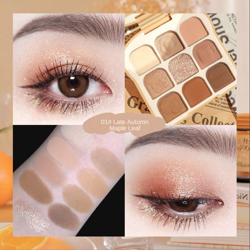 NOVO Toast 9 Colors Matte Eyes - огляд і ціна Beauty Makeup Novo