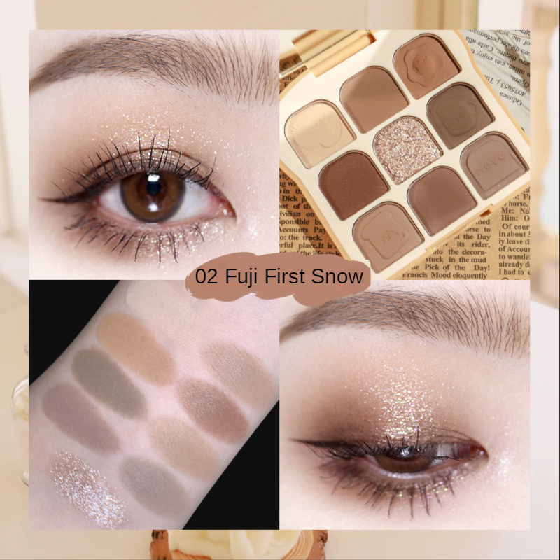 NOVO Toast 9 Colors Matte Eyes - огляд і ціна Beauty Makeup Novo