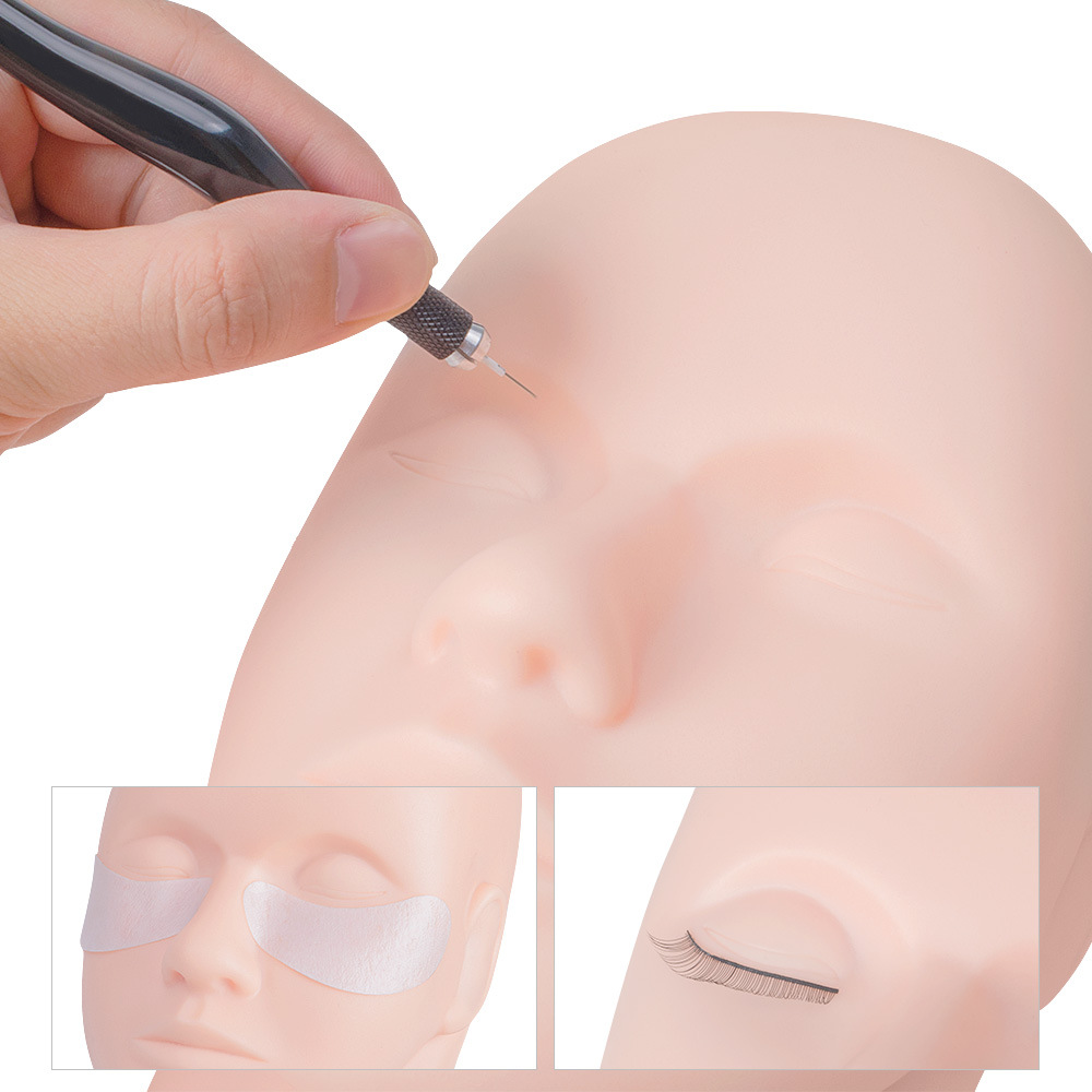Eyelash Grafting Training Head - огляд і ціна Beauty Makeup Training