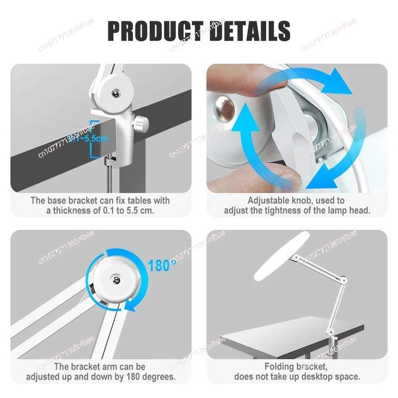 LED Long Arm Desk Lamp Makeup  - огляд і ціна Beauty Works Makeup