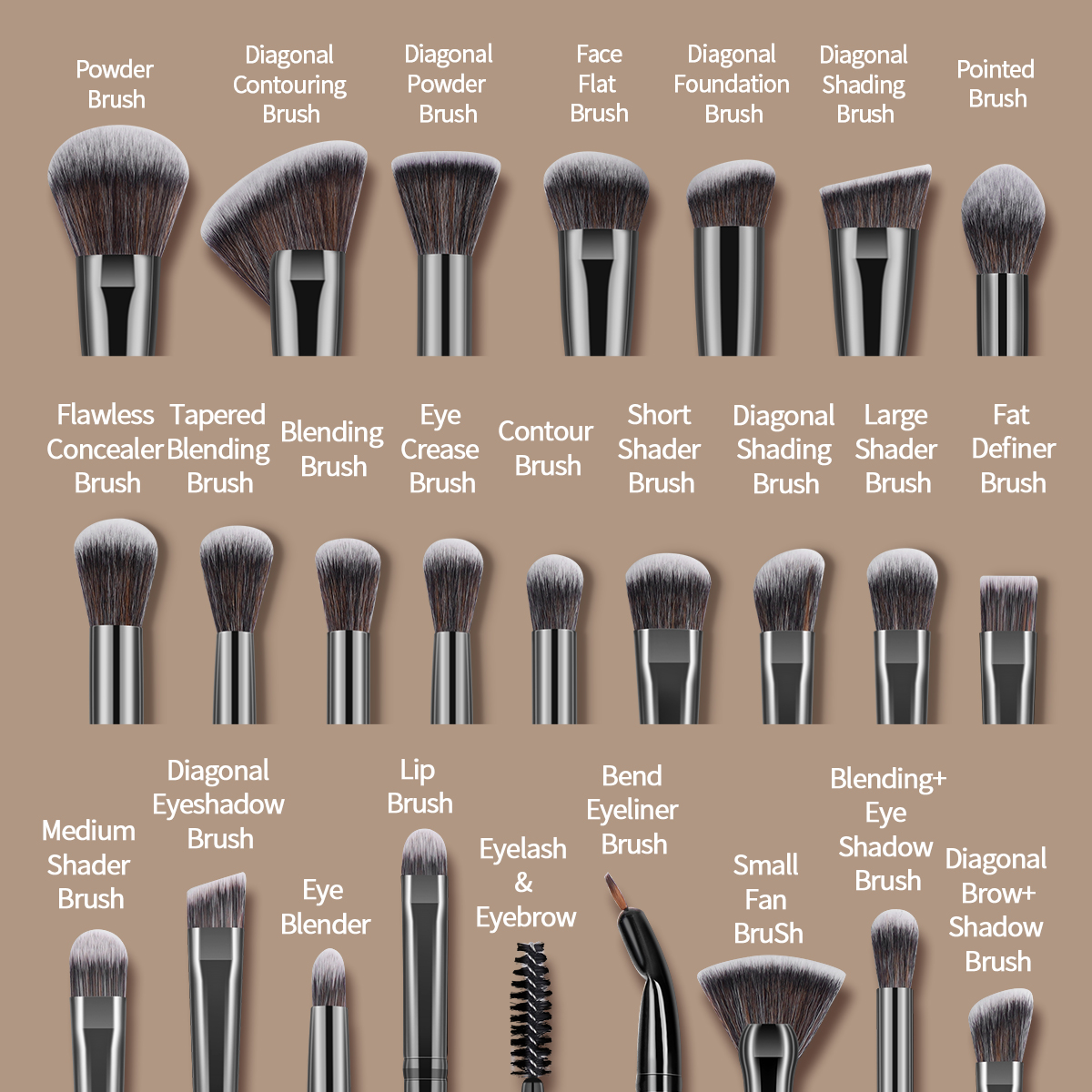 MAANGE 25Pcs Professional Gift - огляд і ціна Beauty Makeup Gift Sets