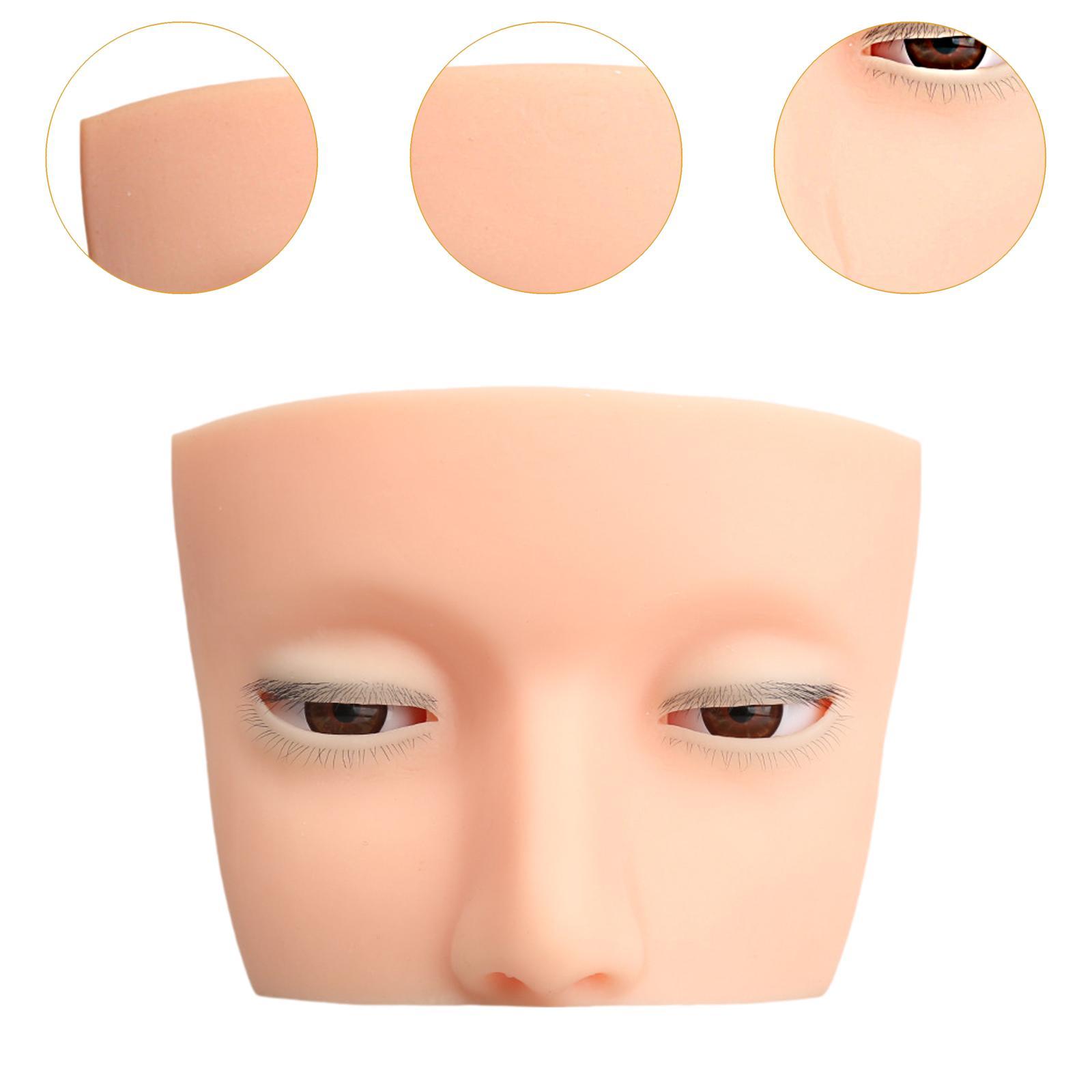 Silicone Eyelash Mannequin Hea - огляд і ціна Beauty Makeup Training