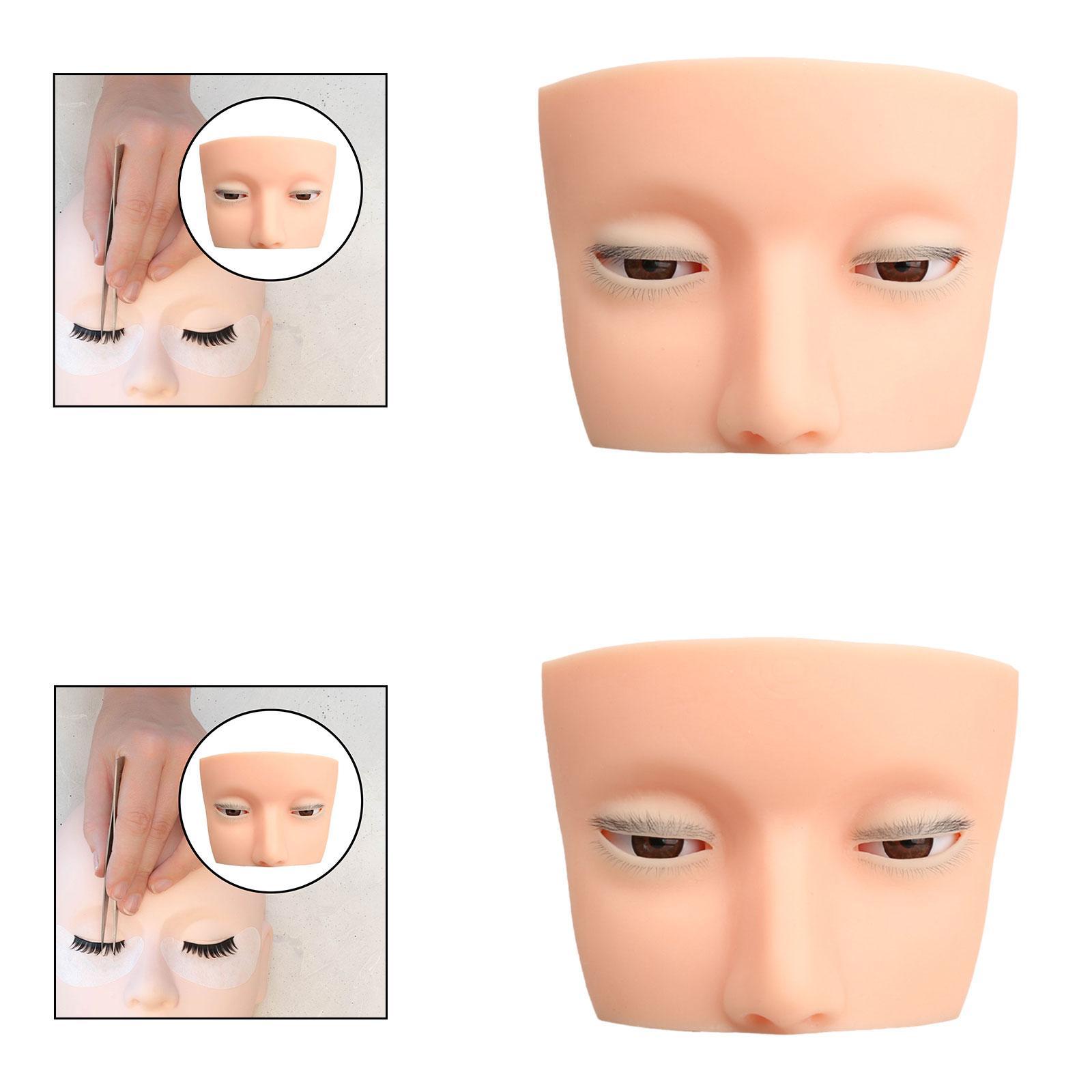 Silicone Eyelash Mannequin Hea - огляд і ціна Beauty Makeup Training