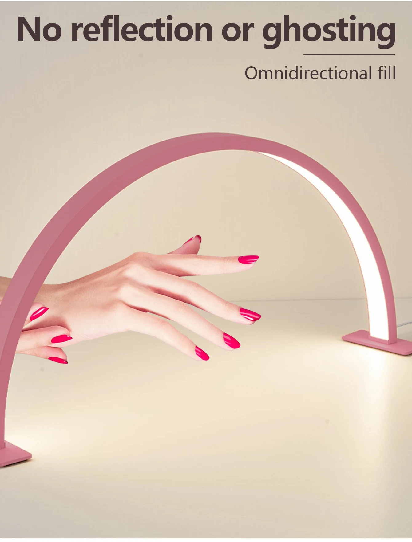 LED Nail Lamp Half Moon Beauty - огляд і ціна Beauty Makeup Light