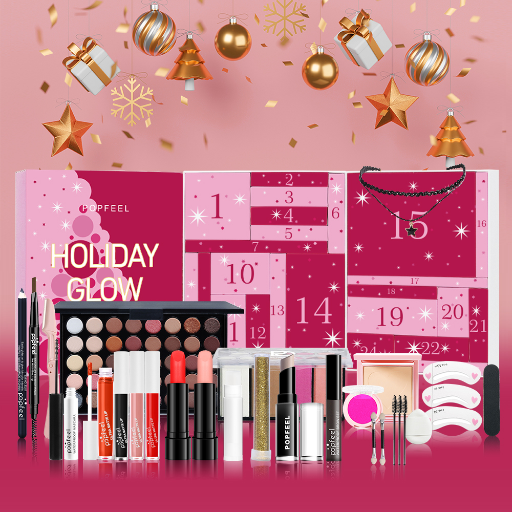 POPFEEL 24 Day Holiday Glow Ad - огляд і ціна Beauty Makeup Gift Sets