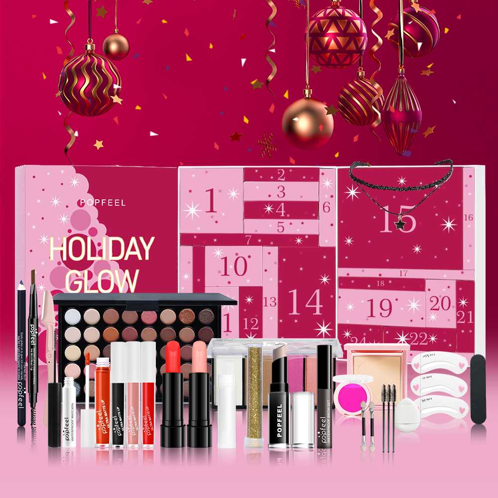 POPFEEL 24 Day Holiday Glow Ad - огляд і ціна Beauty Makeup Gift Sets